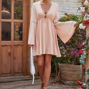 Romantic A line dress♥️